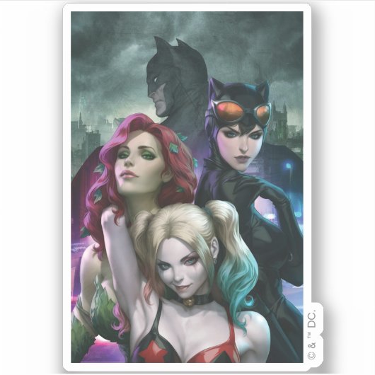 Gotham City Sirens #1000 Comic Cover Variant シール (正面)