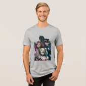 Gotham City Sirens #1000 Comic Cover Variant トライブレンドＴシャツ (正面全面)