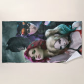 Gotham City Sirens #1000 Comic Cover Variant ビーチタオル (正面)