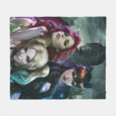 Gotham City Sirens #1000 Comic Cover Variant フリースブランケット (正面(横))