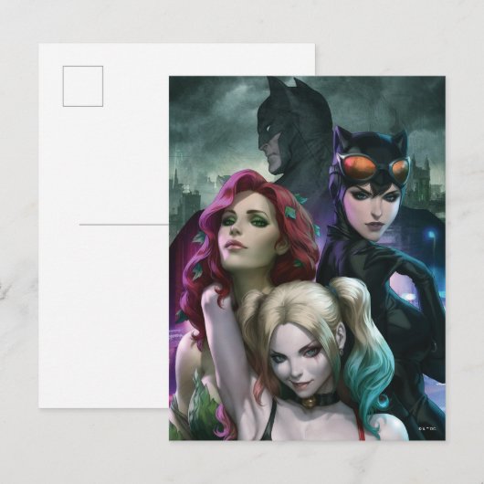 Gotham City Sirens #1000 Comic Cover Variant ポストカード (正面/裏面)