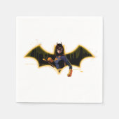 Gotham Knights Batgirl in Logo スタンダードカクテルナプキン (正面)