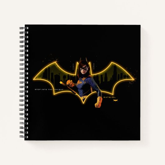 Gotham Knights Batgirl in Logo ノートブック (正面)