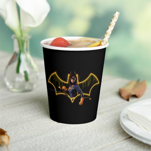 Gotham Knights Batgirl in Logo 紙コップ (インサイチュ)