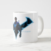 Gotham Knights Nighting in Logo ジャンボコーヒーマグカップ (正面右)