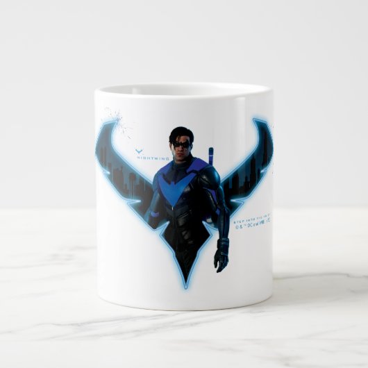 Gotham Knights Nighting in Logo ジャンボコーヒーマグカップ (正面)
