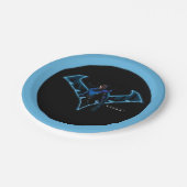 Gotham Knights Nighting in Logo ペーパープレート (アングル)