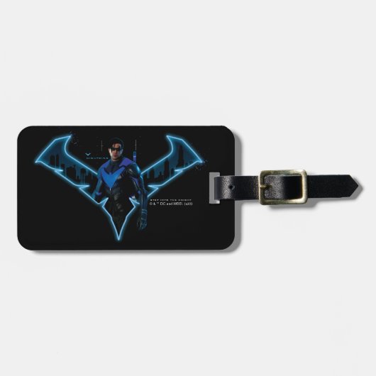 Gotham Knights Nighting in Logo ラゲッジタグ (正面横)
