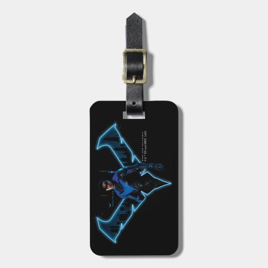 Gotham Knights Nighting in Logo ラゲッジタグ (正面縦)