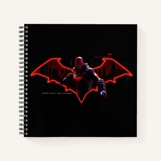 Gotham Knights Red Hood in Logo ノートブック (正面)