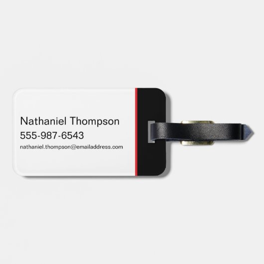 Gotham Knights Red Hood in Logo ラゲッジタグ (裏面横)