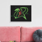 Gotham Knights Robinのロゴ キャンバスプリント (インサイチュ (リビング))