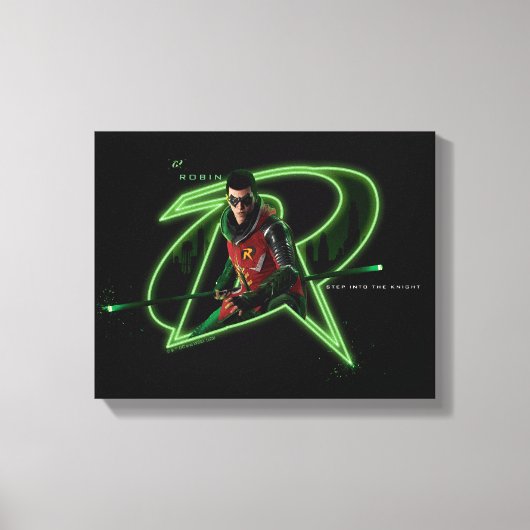 Gotham Knights Robinのロゴ キャンバスプリント (正面)