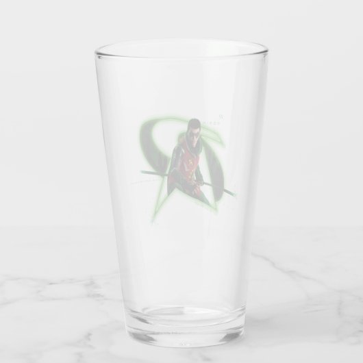 Gotham Knights Robinのロゴ タンブラーグラス (裏面)