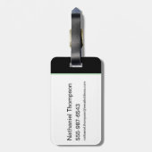 Gotham Knights Robinのロゴ ラゲッジタグ (裏面縦)