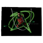 Gotham Knights Robinのロゴ ラージペーパーバッグ (裏面)