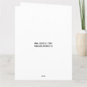 GOTHCスケルトン結婚ズの祝辞 カード (裏面)