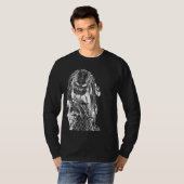 Gothcore美的エイリアンプレデターの中心を外したグラ Tシャツ (正面フル)