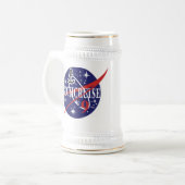 GothCruise 9のロゴビールステイン ビールジョッキ (正面左)