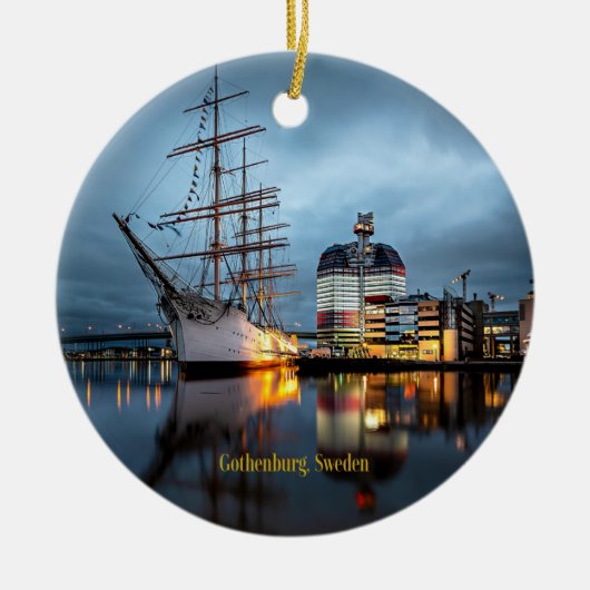 Gothenburg, Sweden Port セラミックオーナメント (正面)