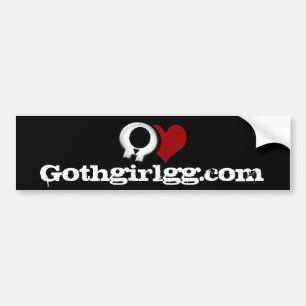 Gothgirlgg.comのバンパーステッカーblk バンパーステッカー