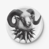 gothgoat original art by missmultifairy ペーパープレート (正面)