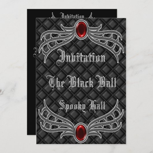 gothic3招待。 招待状 (正面/裏面)