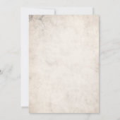 Gothic Alternative Girl Baby Shower Invitation 招待状 (裏面)