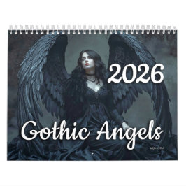Gothic Angels 2026 Calendar カレンダー