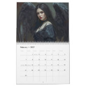 Gothic Angels Calendar カレンダー (2月 2027)