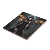 Gothic Anime Fairy Girl in Enchanted Forest タイル (側面)