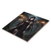 Gothic Anime Fairy Girl in Enchanted Forest タイル (側面)