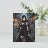 Gothic Anime Fairy Girl | Keeping in Touch ポストカード (スタンド正面)