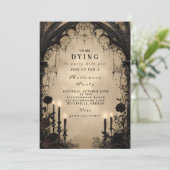 Gothic Arch Candlelight Halloween 招待状 (スタンド正面)