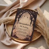 Gothic Arch Midnight Birthday 招待状