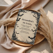 Gothic Arch Midnight Birthday 招待状