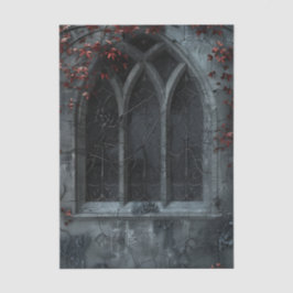 Gothic Arched Window trailing ivy Decoupage 薄葉紙