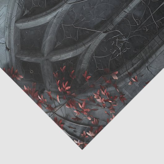 Gothic Arched Window trailing ivy Decoupage 薄葉紙 (詳細)