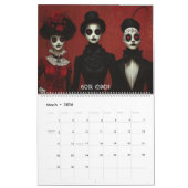 Gothic Art Styles Calendar カレンダー (3月 2026)