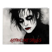 Gothic Art Styles Calendar カレンダー (カバー)