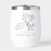 Gothic Bachelorette Party Floral Bride or Die (正面)