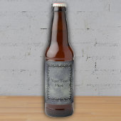 Gothic Barbed black Branch Frame Glowing Grey ビールラベル