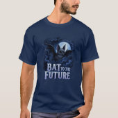 Gothic Bat Artwork - Retro Dark Humor Aesthetic Tシャツ (正面)