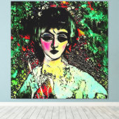 Gothic Beauty Portrait  キャンバスプリント (インサイチュ (ウッドフロア))