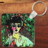Gothic Beauty Portrait  キーホルダー (裏面)