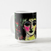 Gothic Beauty Portrait  コーヒーマグカップ (正面左)