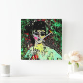 Gothic Beauty Portrait  スクエア壁時計 (ホーム)