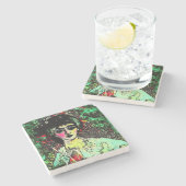 Gothic Beauty Portrait  ストーンコースター (横)