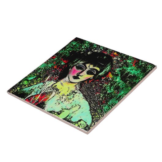 Gothic Beauty Portrait  タイル (側面)