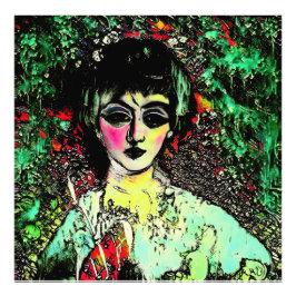 Gothic Beauty Portrait フォトプリント